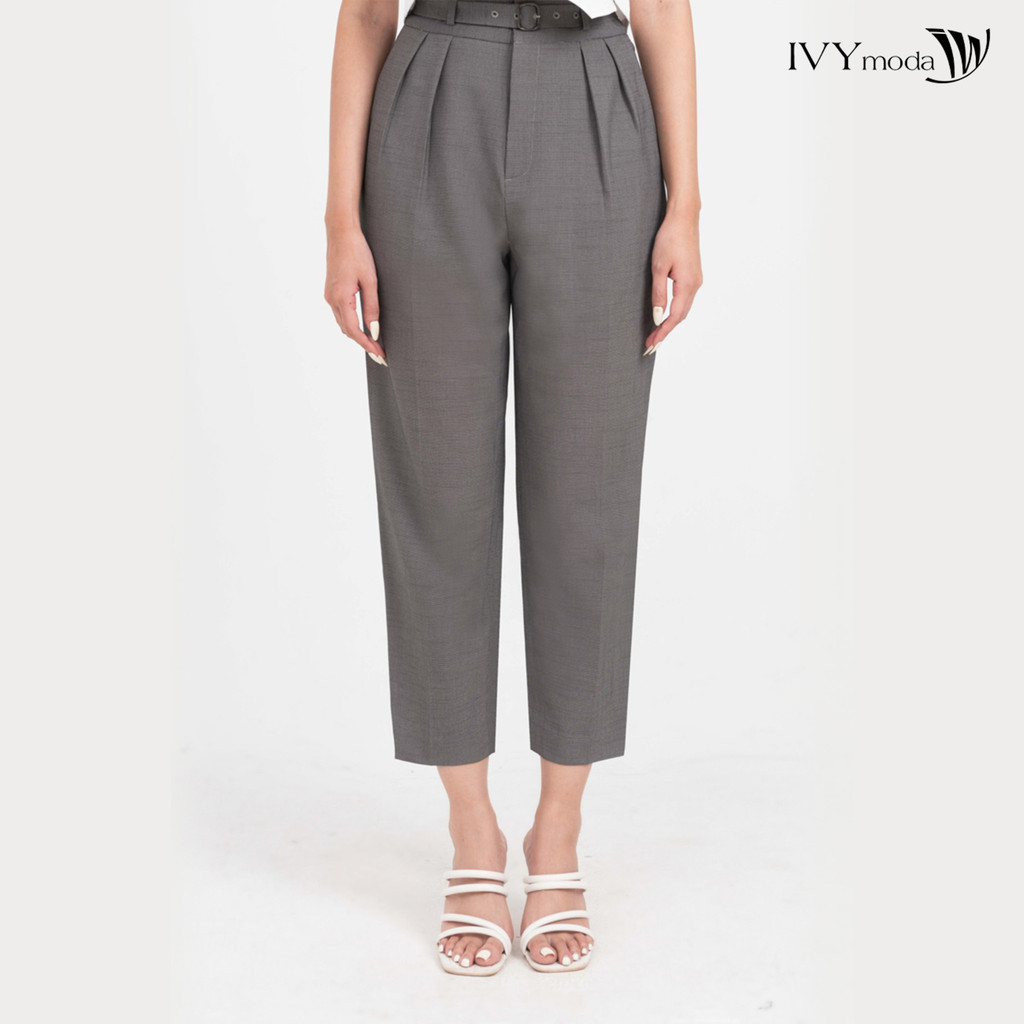 Quần baggy phối đai IVY moda MS 22M7779