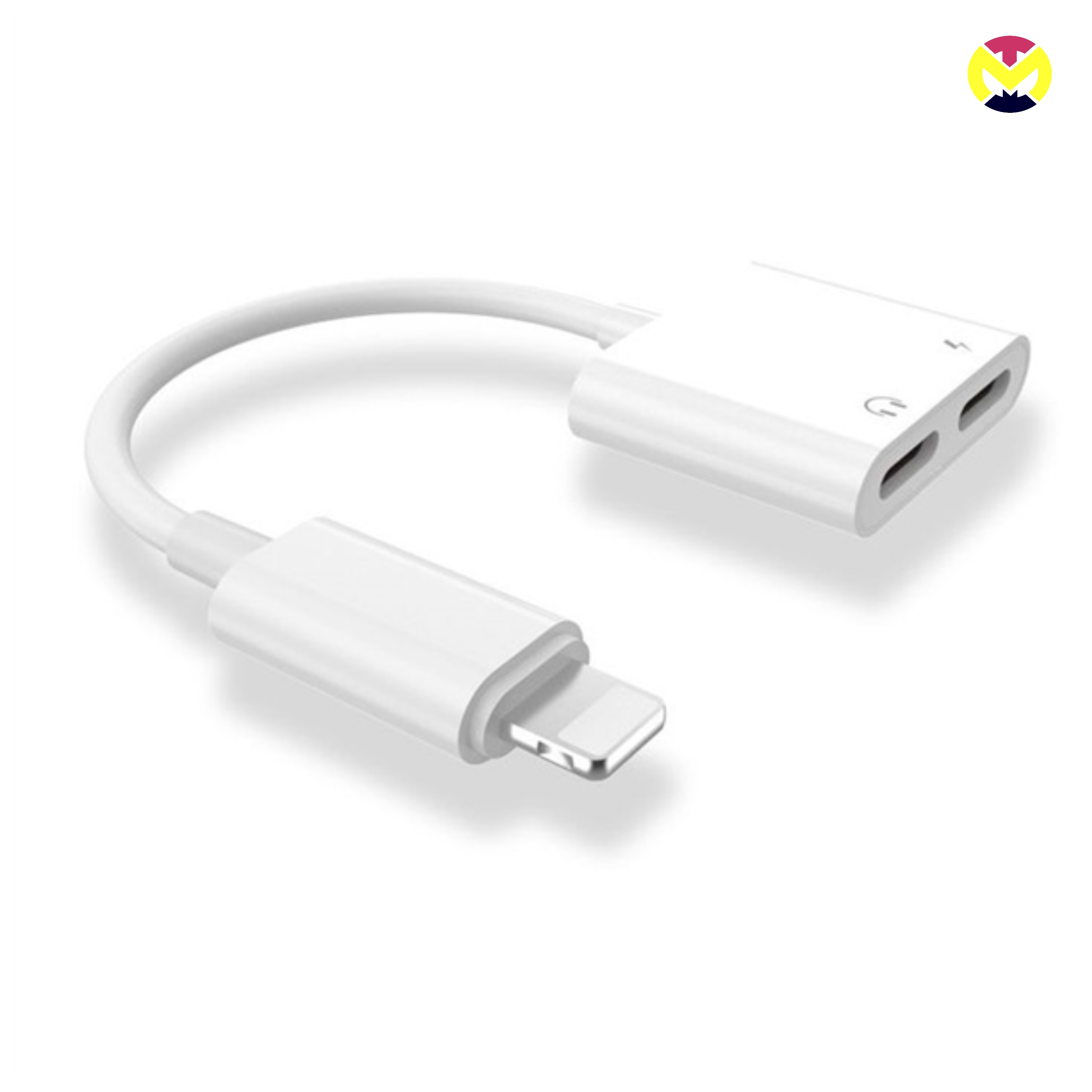 Cáp chuyển đổi lightning ra 2 đầu vừa sạc vừa cắm tai nghe