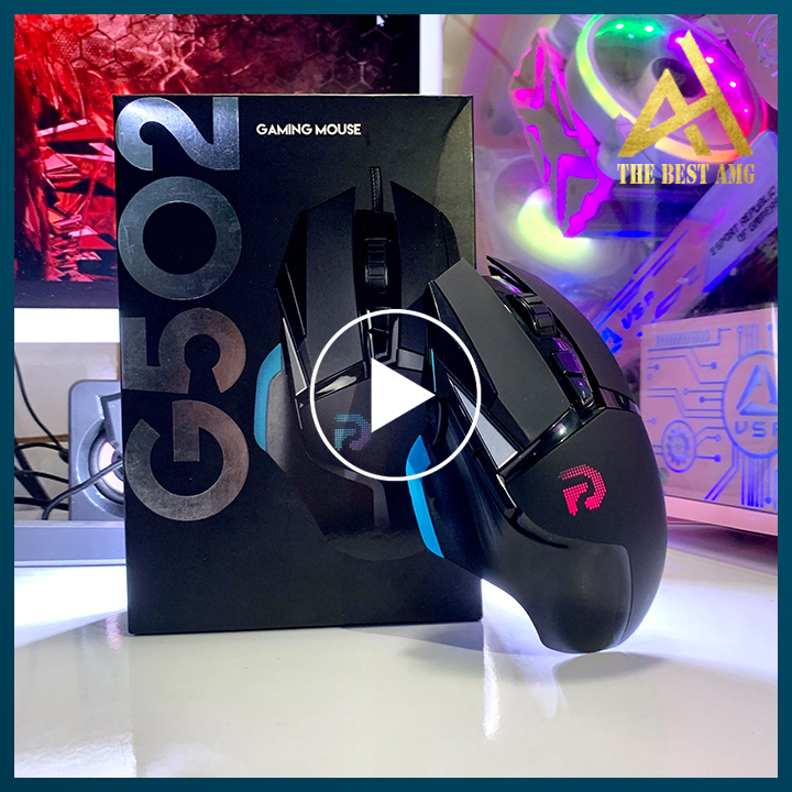 Chuột chơi game có dây led rgb 16 triệu màu g502 - chuột máy tính gaming chuột laptop 7200 dpi hỗ trợ app chỉnh led thiết kế siêu đẹp