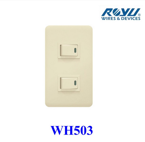 Royu Classic Series Way Switch Sets With Led Indicator With Plate Gang Lazada Ph