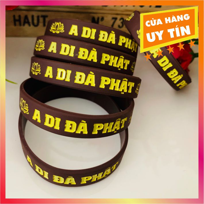 Vòng Tay Cao Su A DI ĐÀ PHẬT
