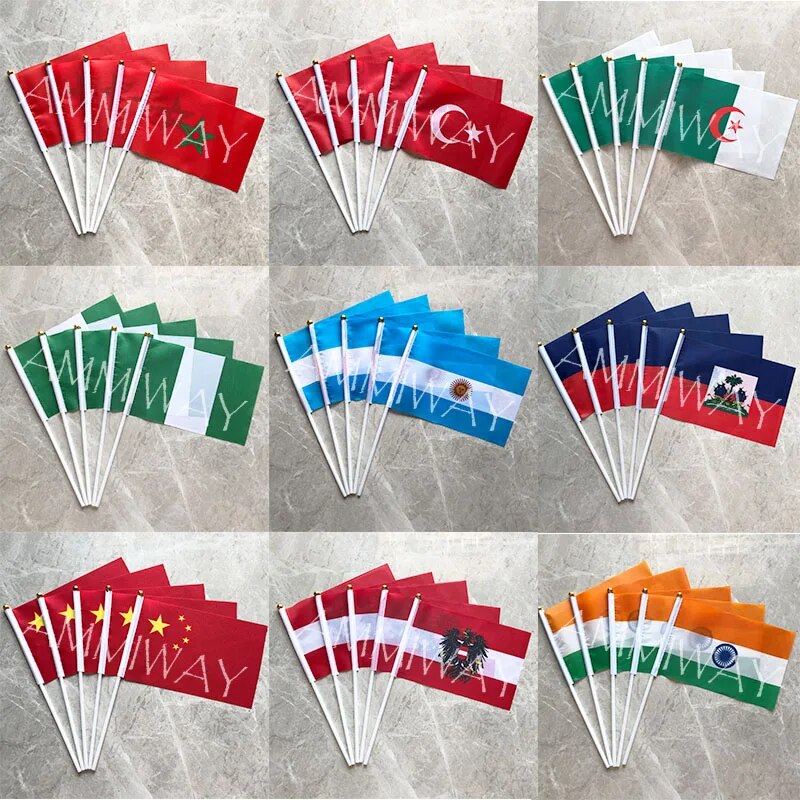 【Expert Recommended】 14x21cm 5pcs Japan Switzerland Puerto Rico Spanish ...