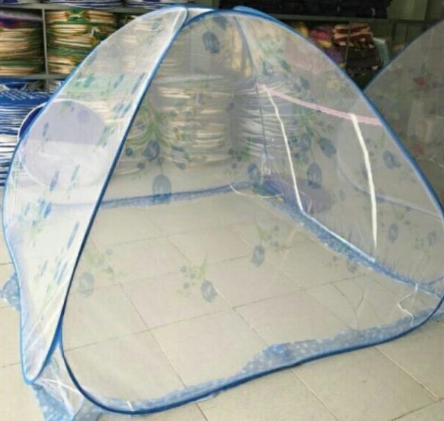 Mùng Chụp Tự Bung Hoa Văn