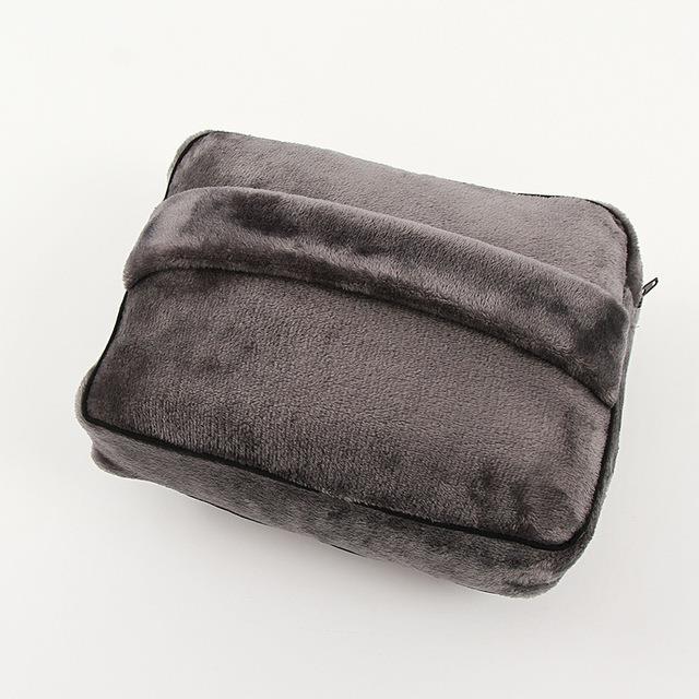 Portable Plush Cozy Foldable Travel Car Blanket Soft 2 In 1 Airplane Pillow Blanket with Soft Bag Cushion Blanket 100x160cm