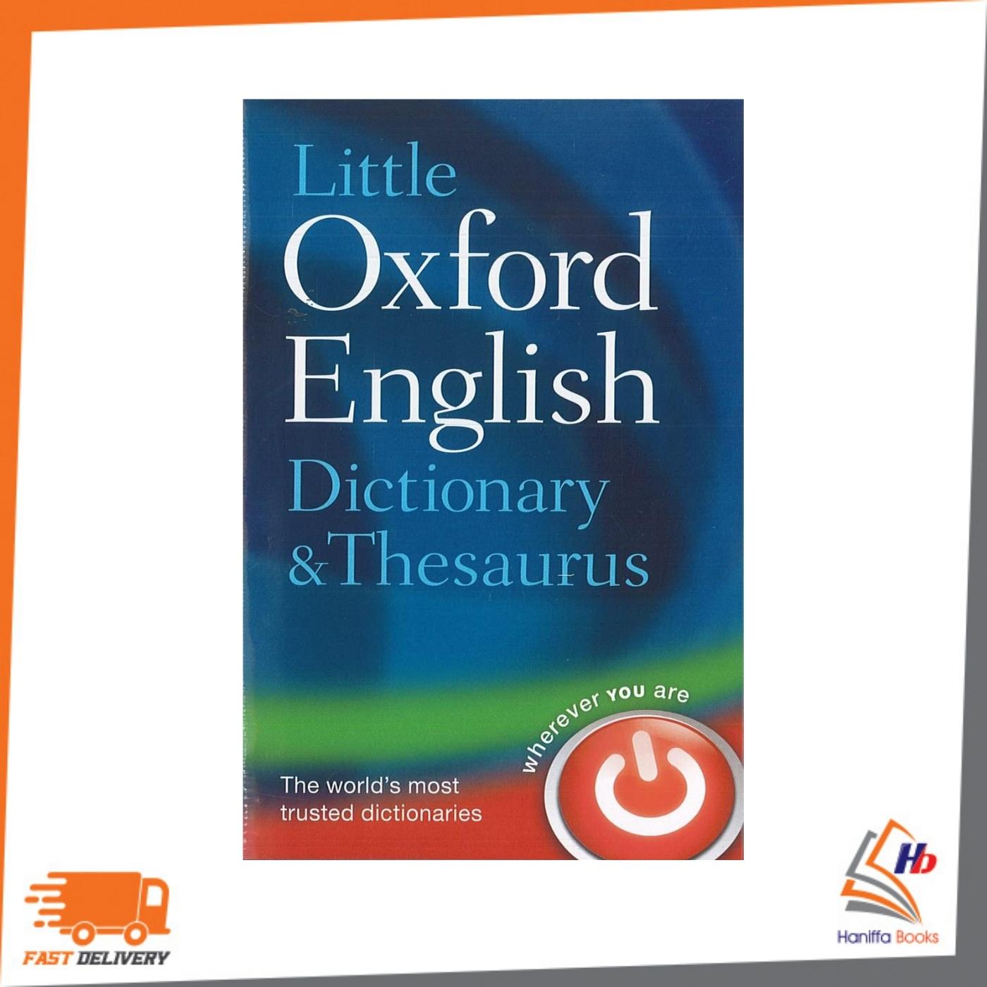 LITTLE OXFORD ENGLISH DICTIONARY & THESAURUS 9780199534814 Lazada