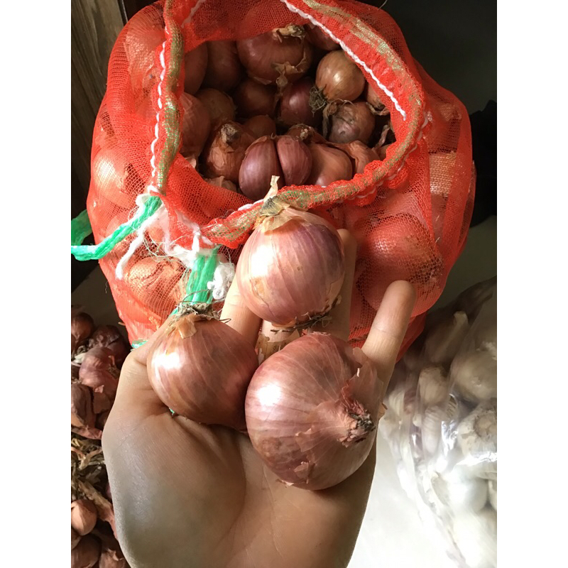 1 kg hành khô ,tỏi khô - hành tỏi củ to đều loại 1