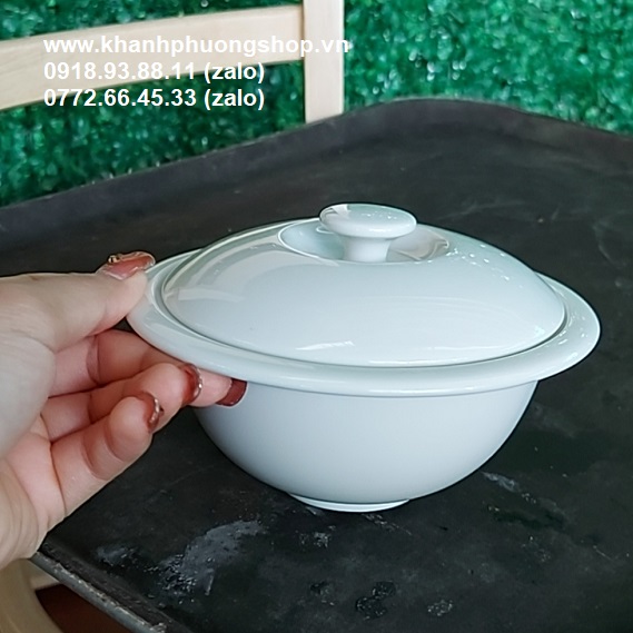 thố vành 12cm sứ Minh Long - thố vành 12cm