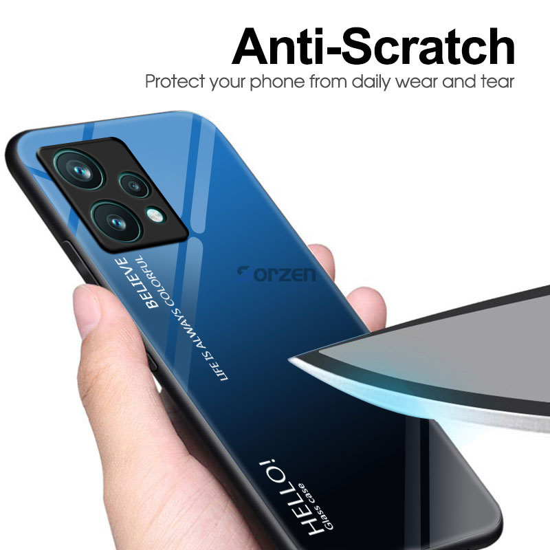 สำหรับ Realme 9 4g 9 Pro 9 Pro Realme Narzo 50 Pro 5g เคสกระจกเท 