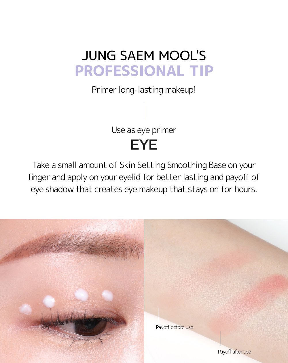 [Chính hãng] Kem Lót Jung Saem Mool Skin Setting [Lefa]