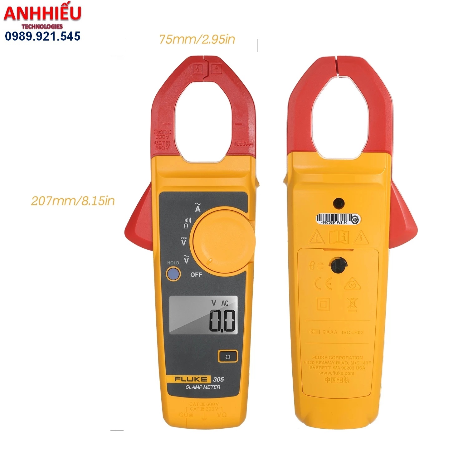 Ampe kìm Fluke 305 [CHÍNH HÃNG]