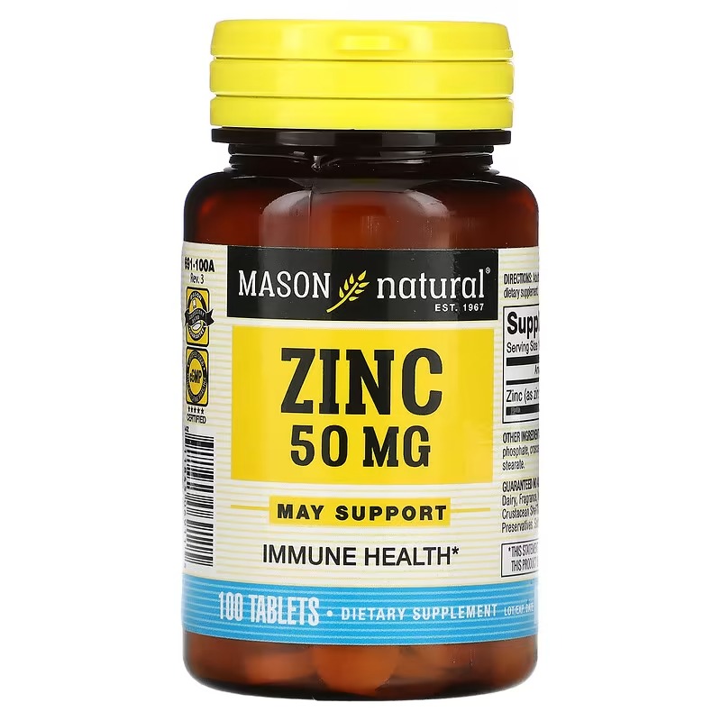 Zinc Gluconate 50 mg, 100 Tablets Lazada PH
