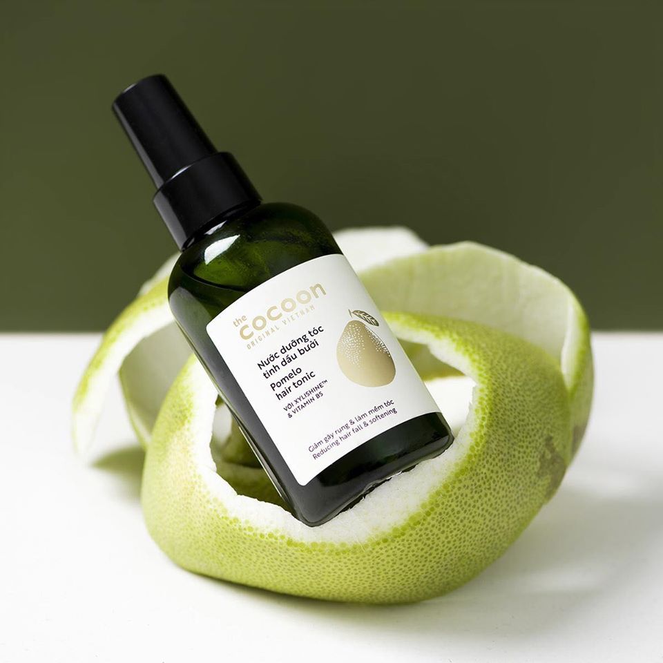 Xịt dưỡng tóc tinh dầu vỏ bưởi Pomelo Cocoon 140ml ( Full - Chiết )