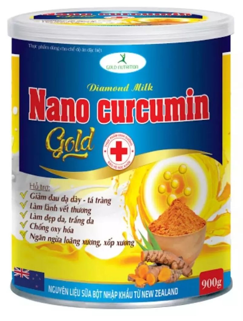 Sữa nghệ Nano Curcumin Gold giảm đau dạ dày, tá tràng ngăn ngừa loãng xương