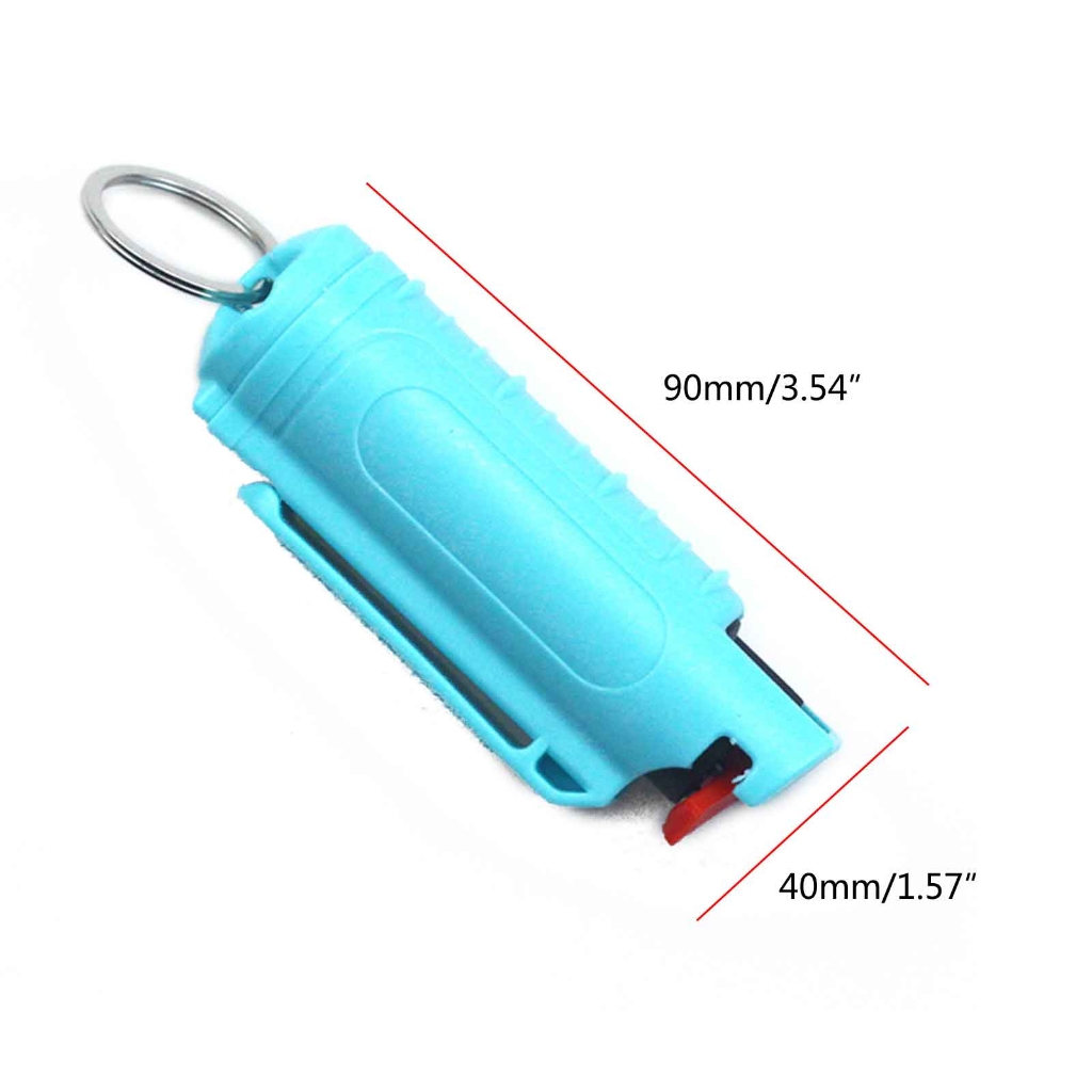 Press Type Spray Keychain Portable Refillable Small Spray Bottles Keychain for Pepper Water, Perfumes Easy to Carry
