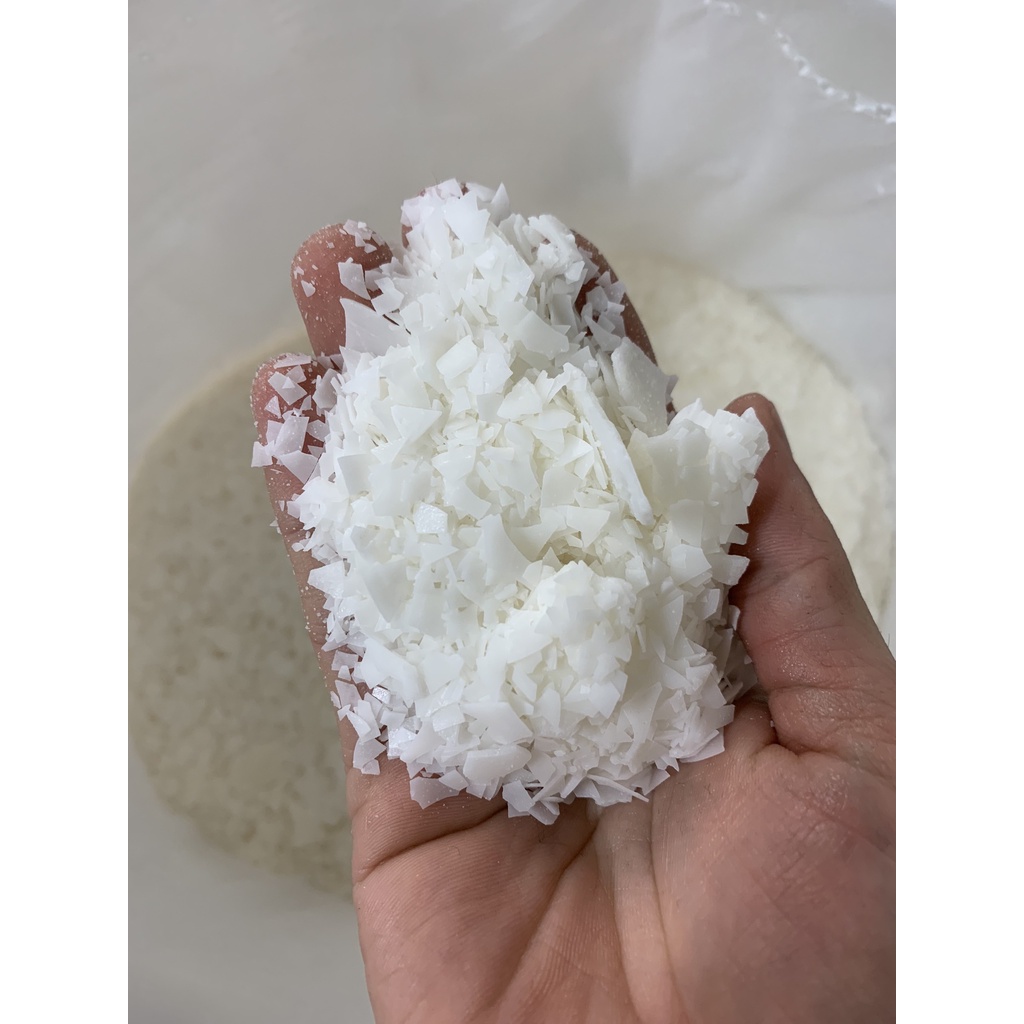 Sáp cọ vẩy palm wax tuệ đăng 1kg - nguyên liệu làm nến thơm, nến tealight, nến ly cốc hũ