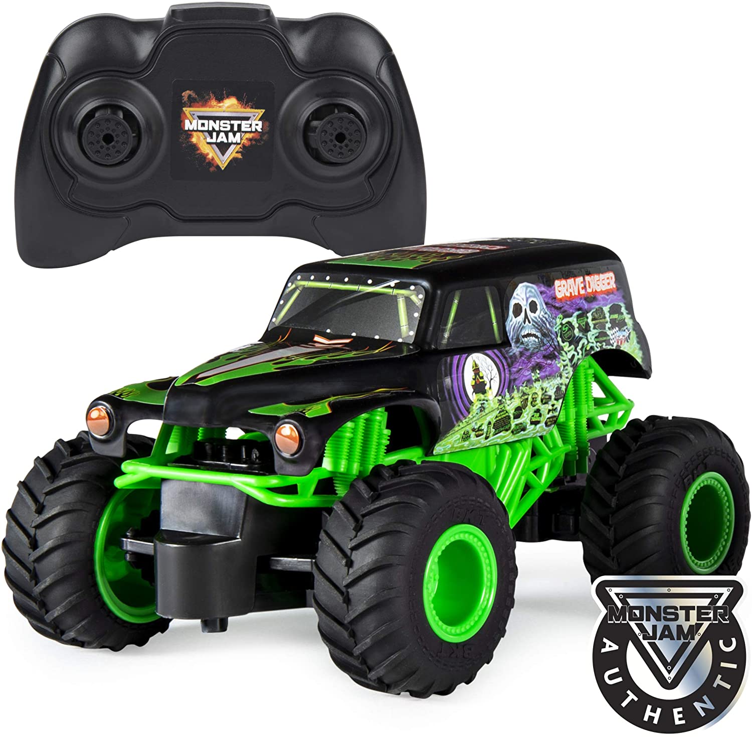 rc grave digger remote control