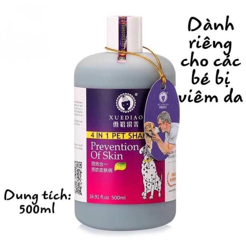 Sữa tắm dành cho cún lông trắng Xuediao