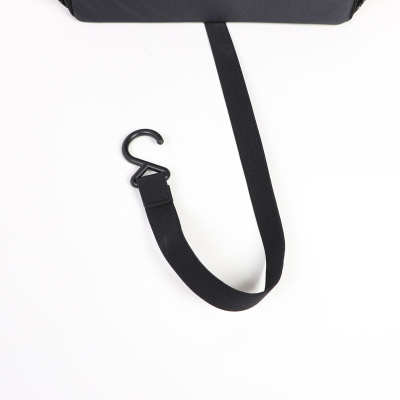 Car car foldable mini waterproof trash can, hanging storage bag, car black trash can