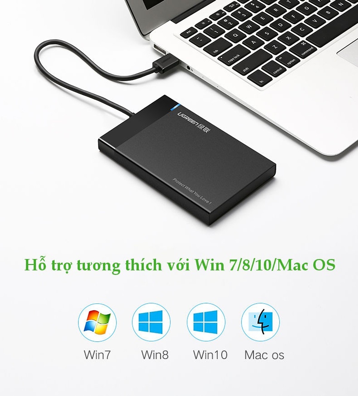 Hộp Đựng Ổ Cứng 2.5 inch USB 3.0 Ugreen 30848 Chính Hãng