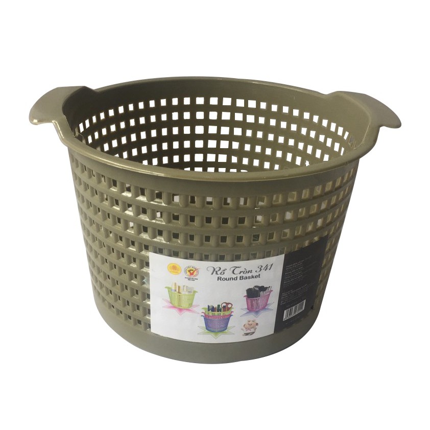 Rổ tròn TỰ LẬP TL 341 - 18.5 X 16.5 X11.5 cm - (Giao Màu Ngẫu Nhiên)