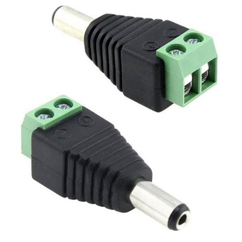 100 jack DC camera loại Vặn Vít, jack nguồn DC đực