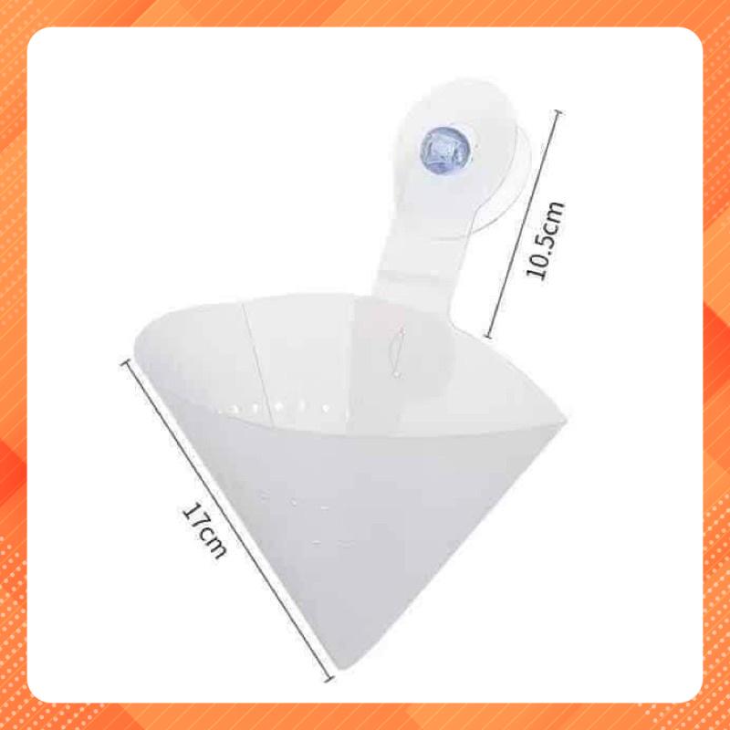 Phễu lọc rác silicon kèm miếng hút chân không