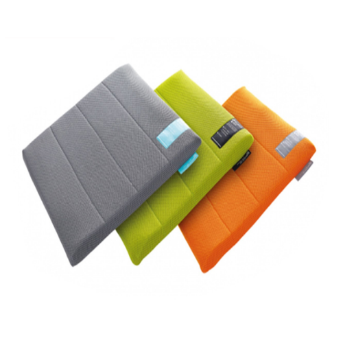 Combo Đệm Lưng Cao Cấp Bullsone(Xám)+Đệm Ngồi Bullsone (Cam size M)