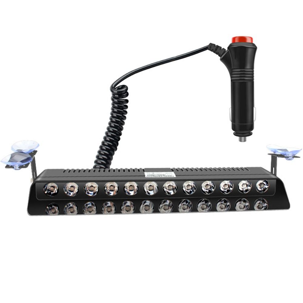 Riuerstone dành cho xe hơi 12v đỏ/xanh dương/trắng đèn led tự động đèn cảnh báo kính chắn gió đèn flash thanh đèn led 12" đèn nhấp nháy cho xe ô tô đèn led nhấp nháy cho xe ô tô 12 đèn led cảnh báo đèn tín hiệu khẩn cấp