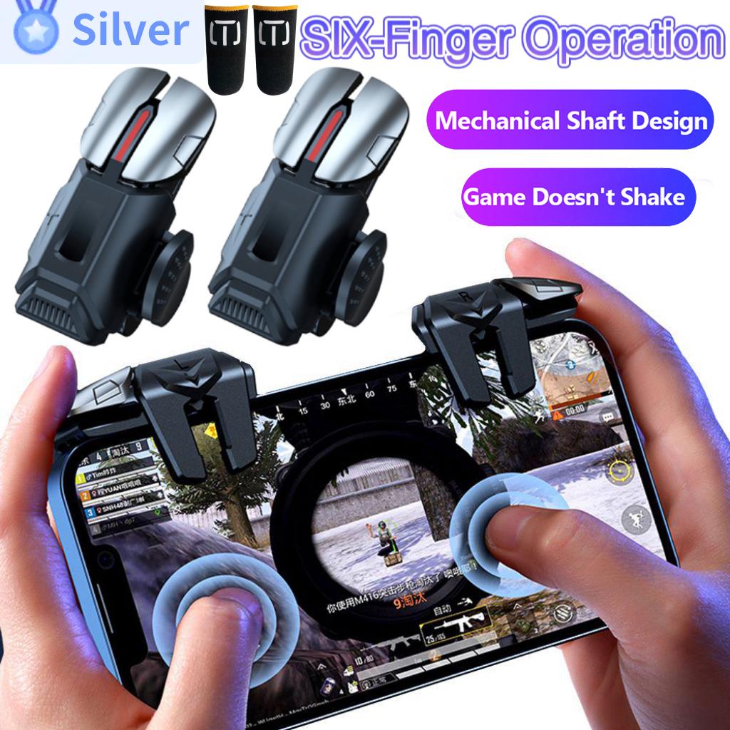 NEW%20G21%20Mobile%20Phone%20Game%20Trigger%20Gamepad%20Joystick%206-Finger%20Aim%20E-Sports%20Game%20Fingertips%20For%20Pubg%20Game%20Controller%20-%20Image%202