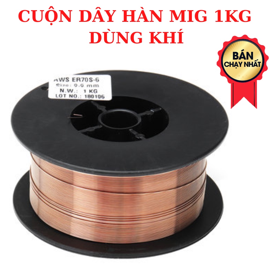 Cuộn dây hàn MIG 1kg dùng bình khí