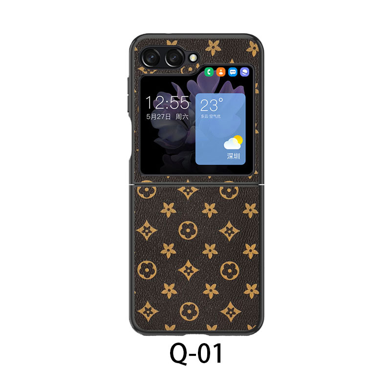 适用于三星 galaxy z flip 5保护壳花卉硬质pc后盖适用于三星z flip5 5g zflip 5手机壳时尚