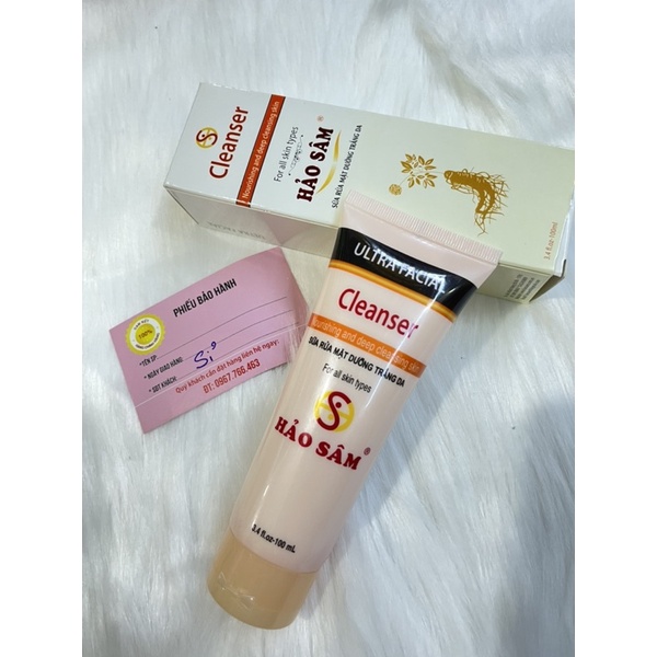 Combo kem Hảo Sâm mụn, thâm 12g + sữa rửa mặt 100ml