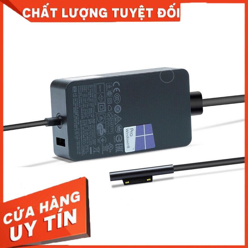 Hcm- sạc zin surface pro 3 4 5 6 7 8 65w 15v 4a surface book surface laptop mới 100%