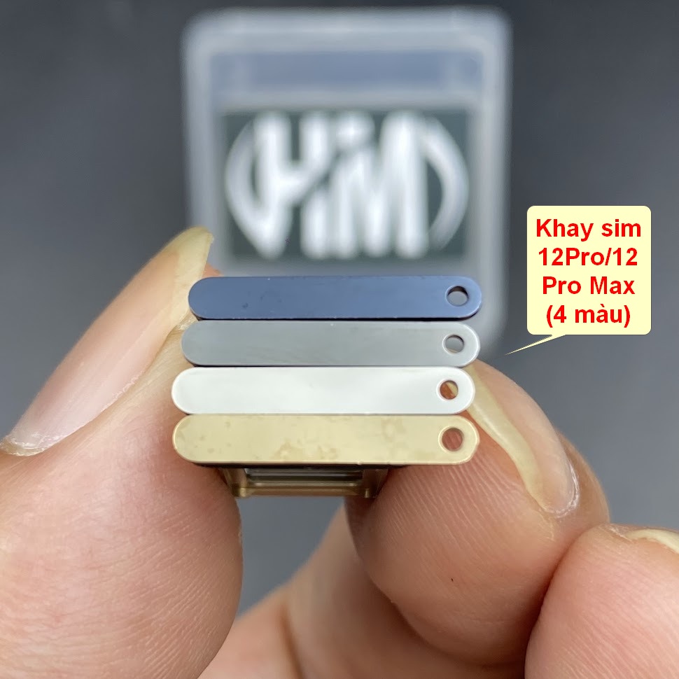 Combo độ 2 sim vật lý cho 12 Pro Max (ổ và khay 2 sim)