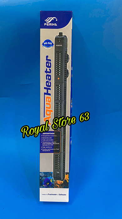 Sưởi periha vỏ bọc nhựa he 300w, 500w cho bể cá cảnh