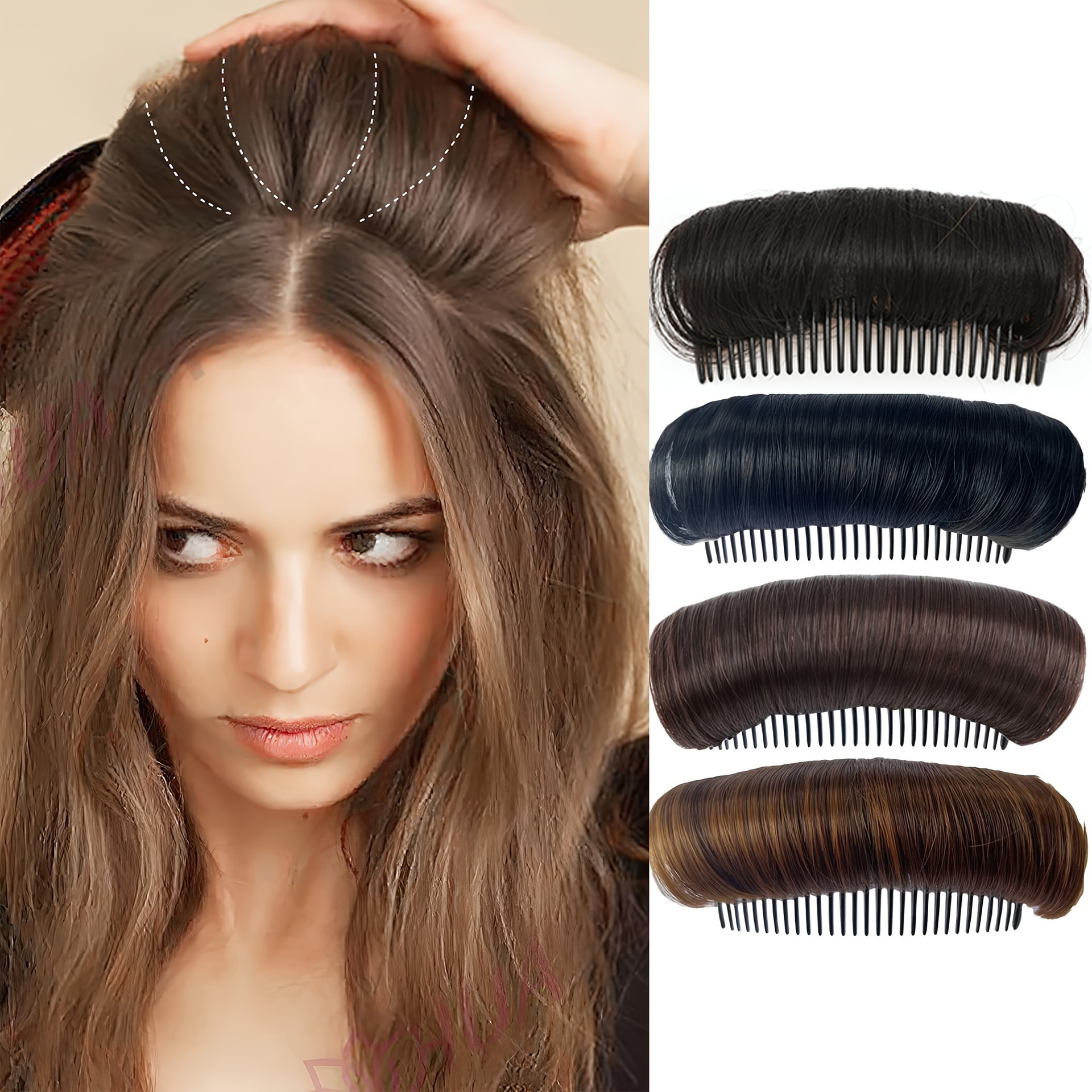 Wig Head Seamless Invisible Heightening Comb Pad