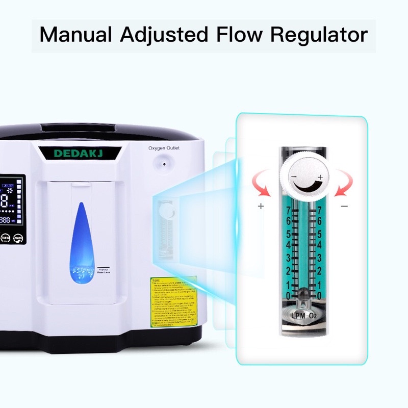 Máy Tạo Oxy DEDAKJ DE-1A 1-7 Lít