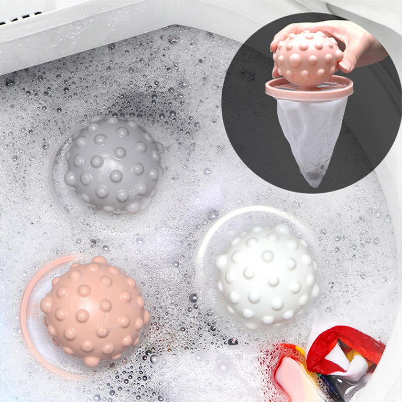Pet Hair Remover Washing Machine Floating Lint Filter Bag Reusable ...