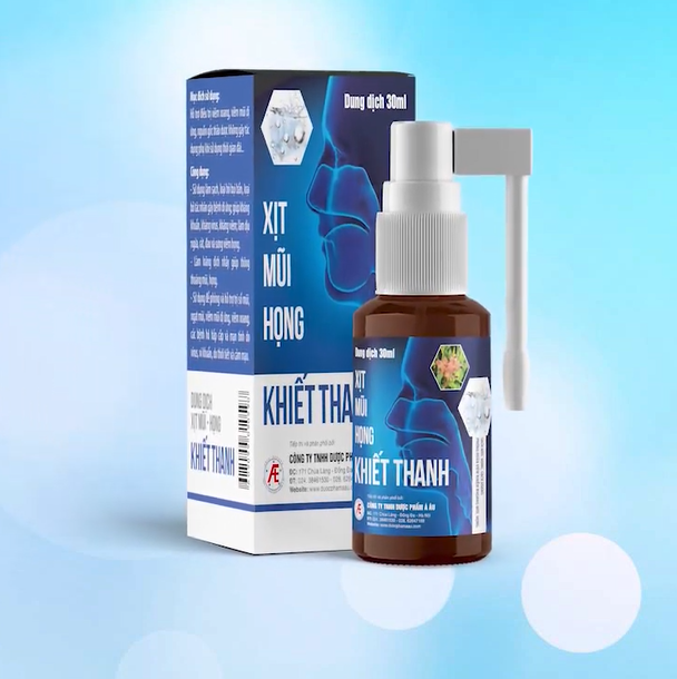 Dung dịch Xịt mũi - họng Khiết Thanh chai 30ml