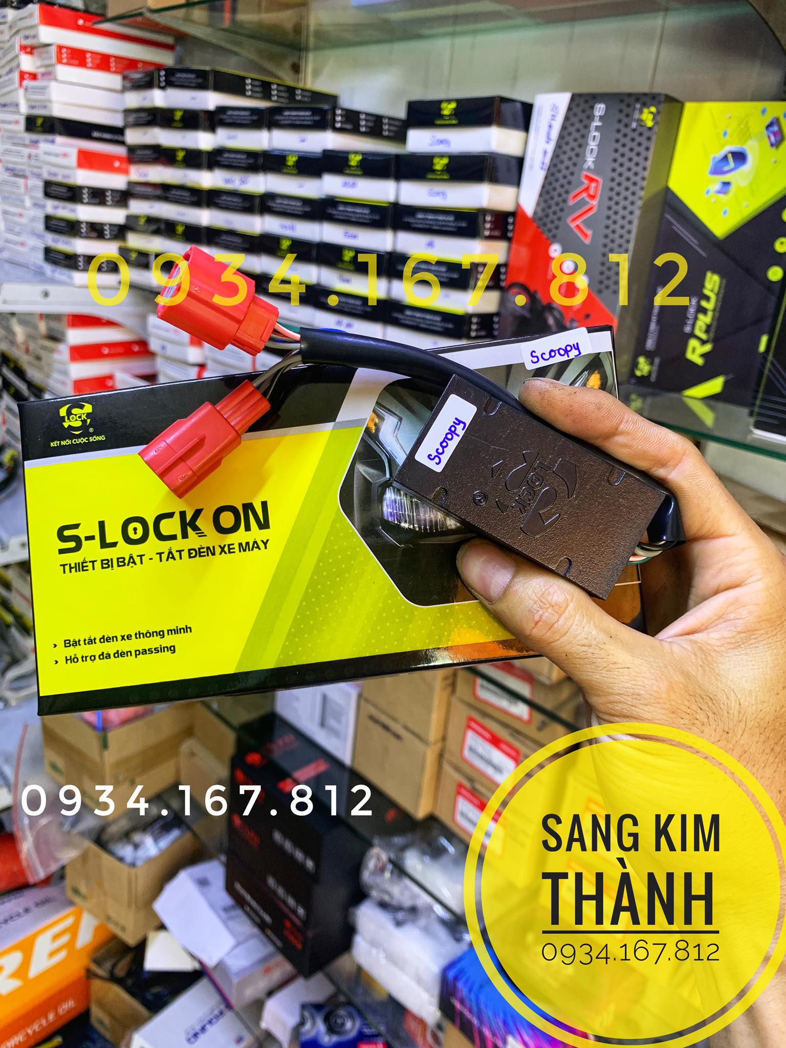 Bộ Tắt Mở Đèn Xe HONDA SCOOPY 110 ĐỜI MỚI