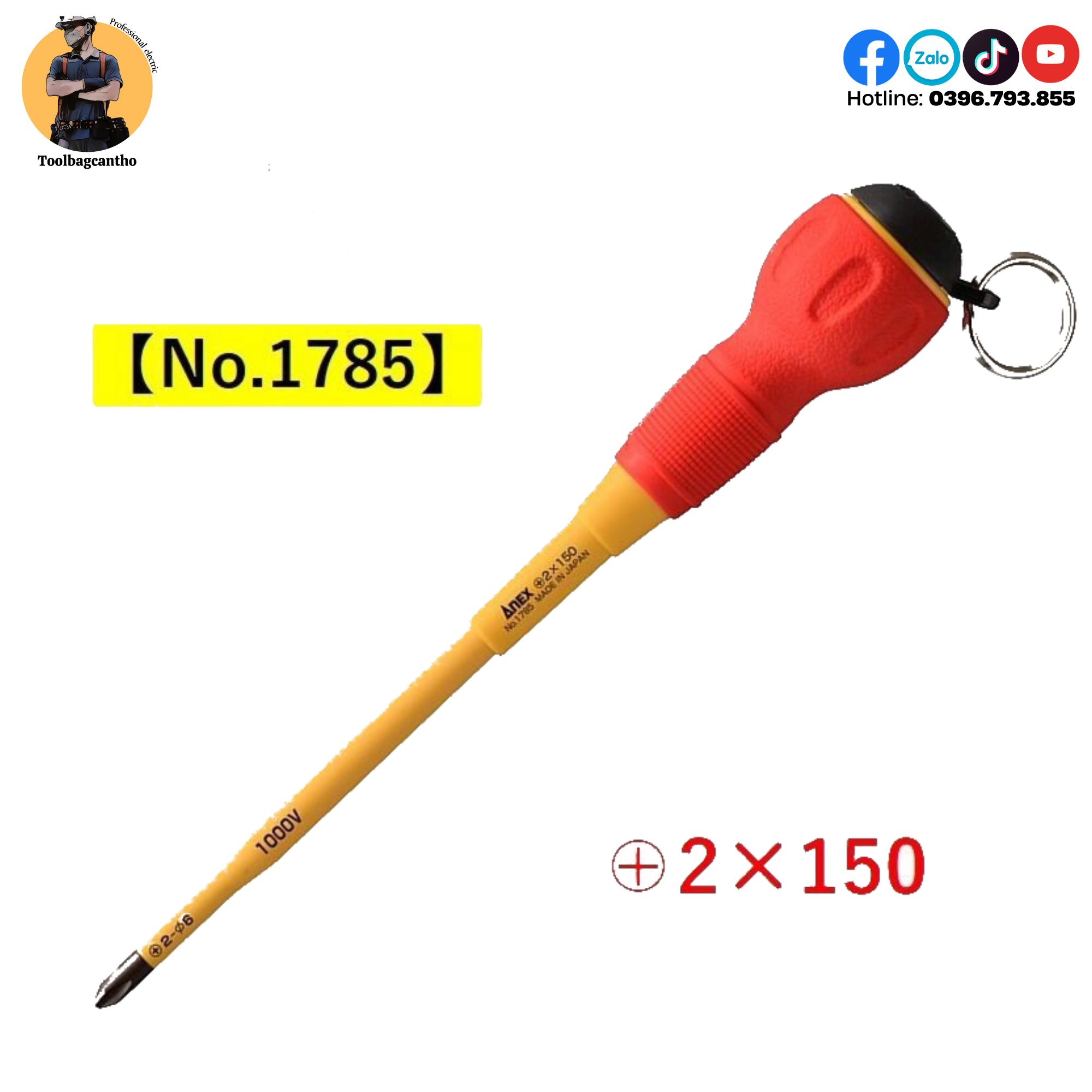 Vít cách điện 1000v Anex 1785