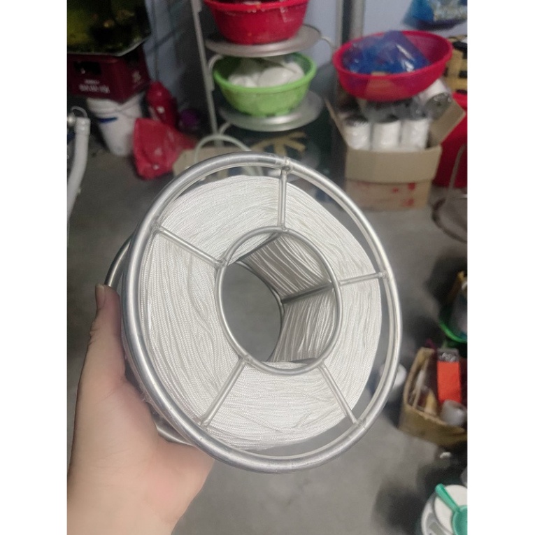 Combo Guồng+dây malai trắng thả diều 1,8m - 2,4m. Combo guồng+dây thả diều 1m8 - 2m4