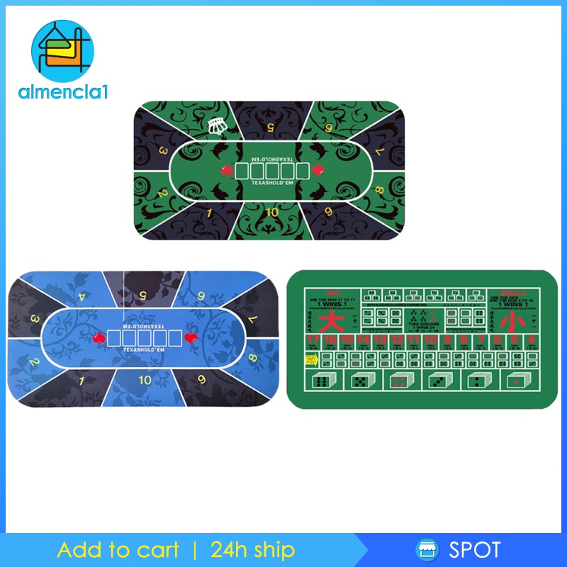 Thảm trải bàn chơi bài Poker Almencla1 cao cấp