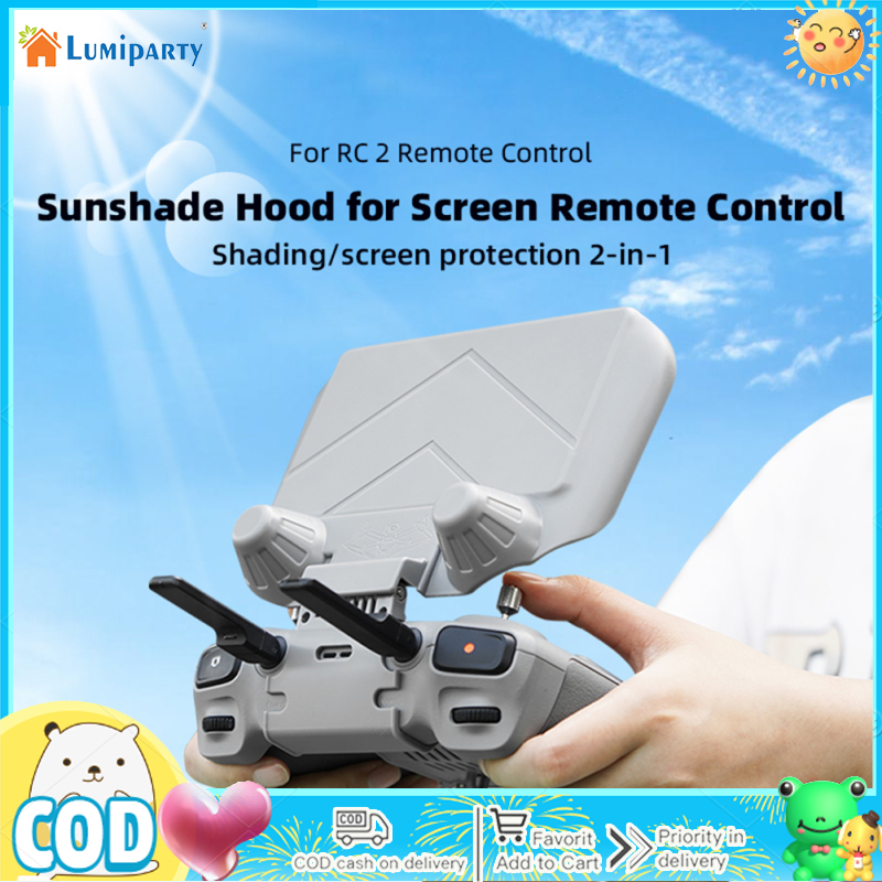 Protective Cover Sun Hood Remote Control Accessories Sunshade Drone RC Screen Protector Compatible For DJI Mini 4 Pro/Air 3/RC 2