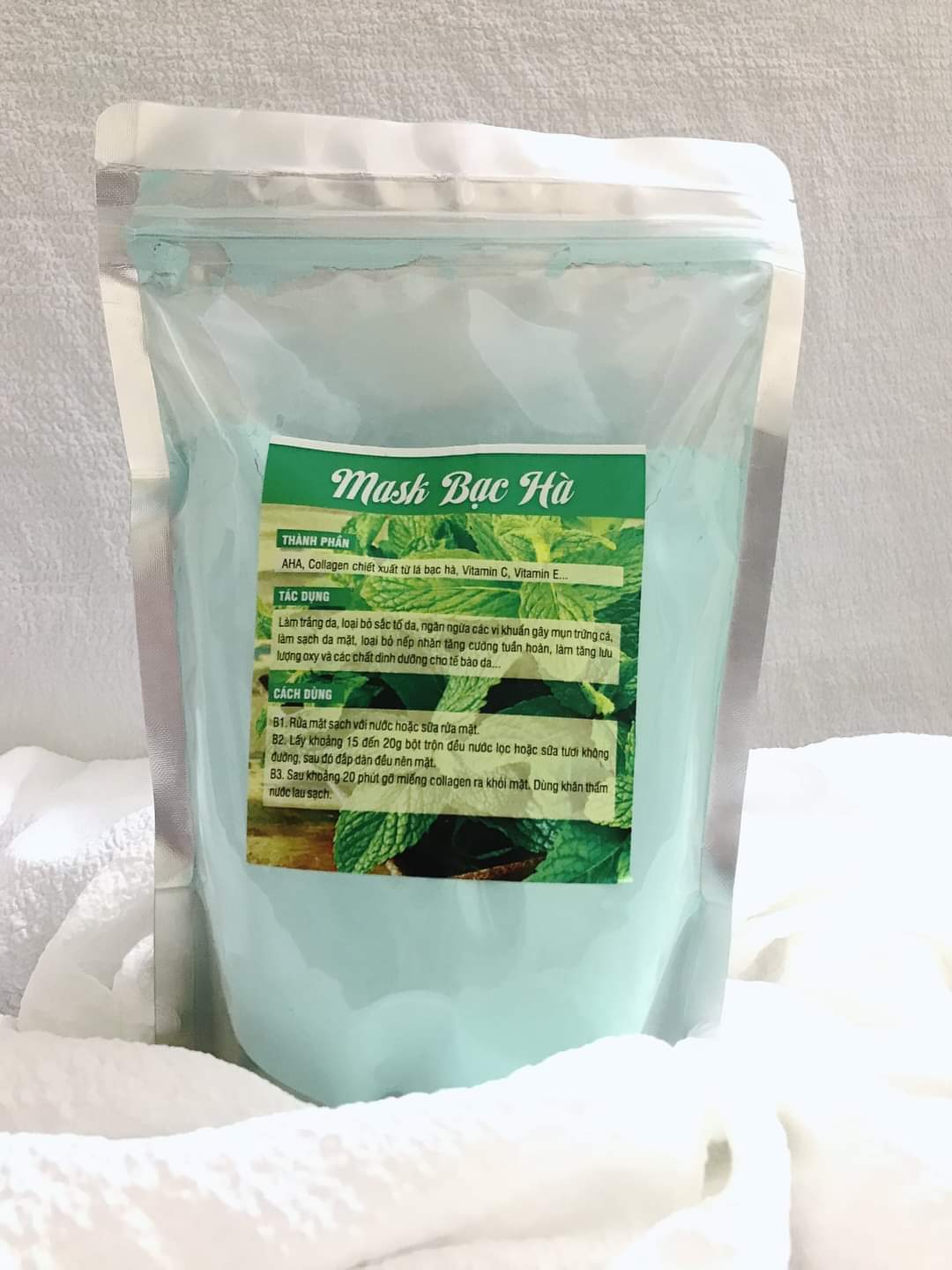 Mặt Nạ Bạc Hà Collagen Gói 900gr