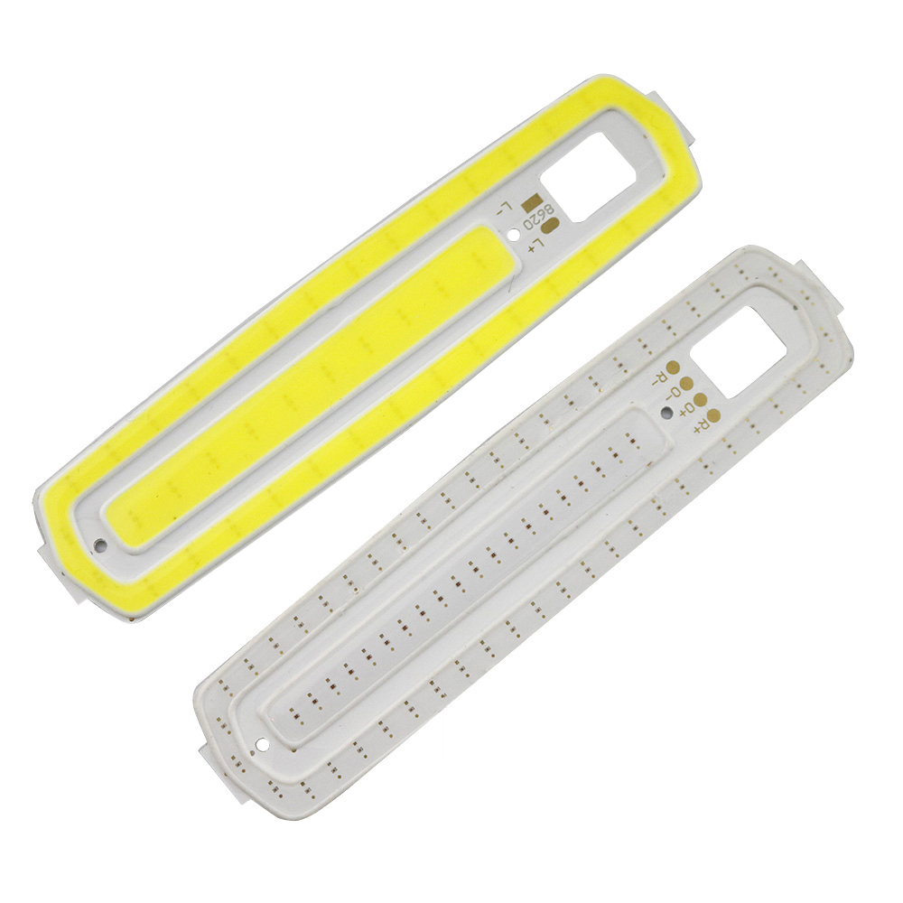 【TopazTrove】LED COB Bar DC 3V Led Lamp for DIY Bed Lightbulb 2W 3W Cold White Red Yellow Chip 87mm JQ. 