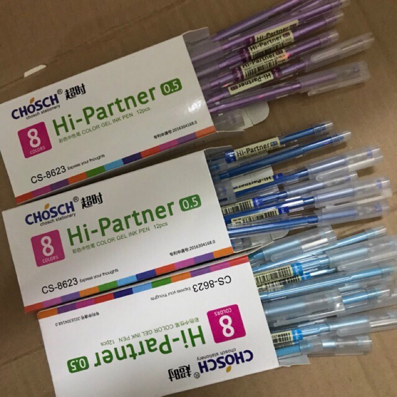 Hộp 12 cây bút nước chosch 8623( hi partner)