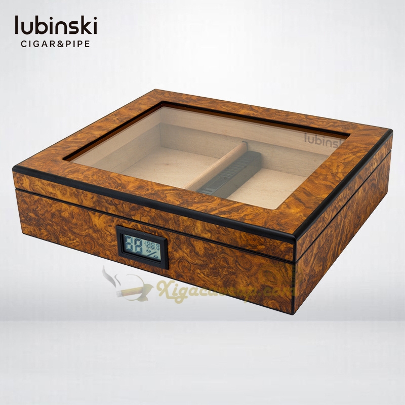 Hộp giữ ẩm xì-gà Lubinski mini chứa 25 điếu