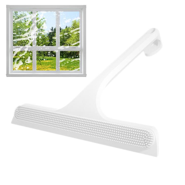 Window Washing Squeegee | All-Purpose Glass Shower Door Squeegee | Portable  Window Squeegee, 11.22-Inch Streak-Free Glass Wiper for Car Glass, Shower