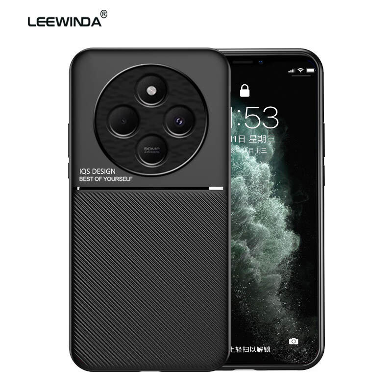 xipare%20for%20Redmi%2014C%204G%20Phone%20Case%20Rubbed%20Pattern%20Shelll%20Support%20Car%20Twill%20Ultra%20Thin%20Shockproof%20Back%20Cover%20-%20Image%202